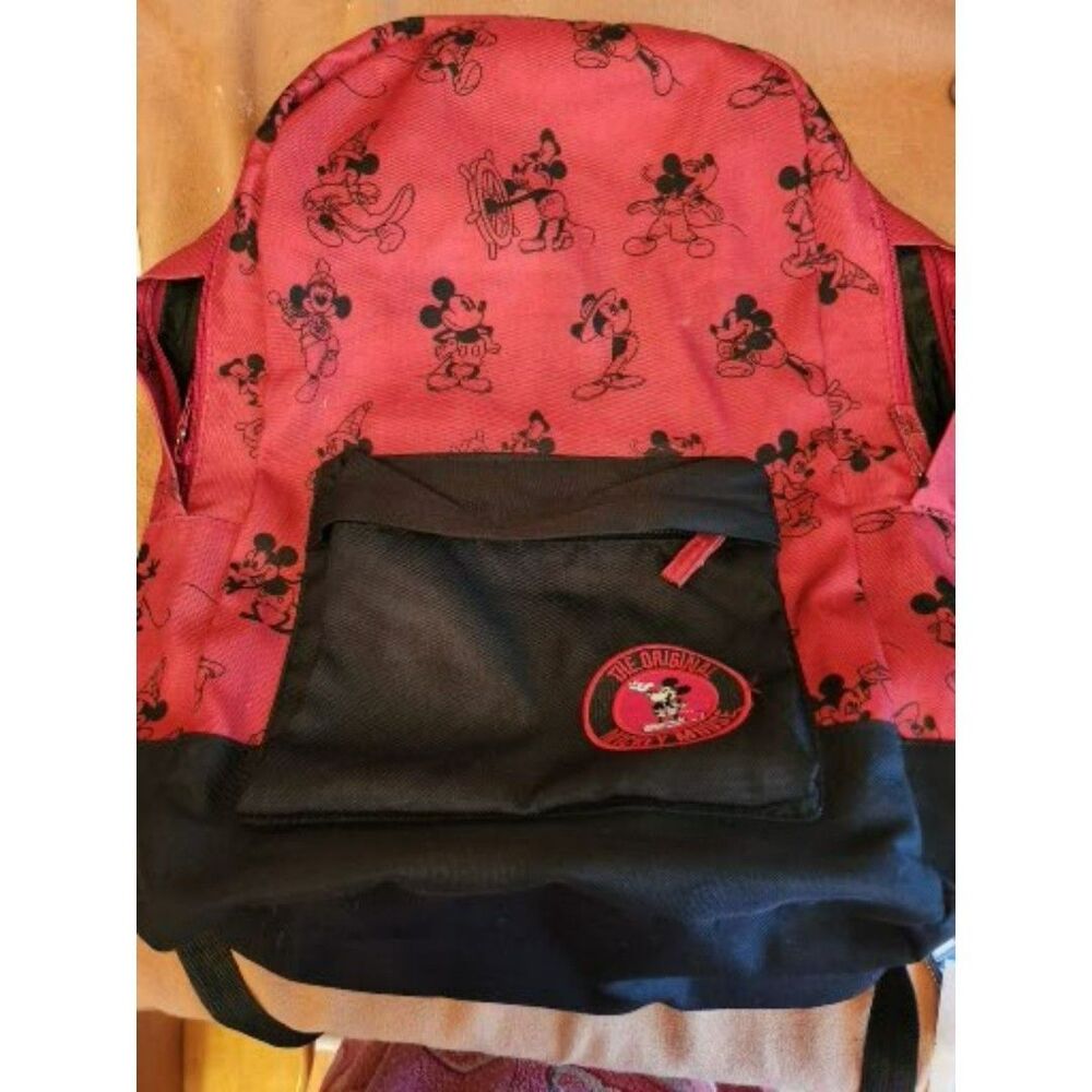 Red Mickey Mouse Backpack B40